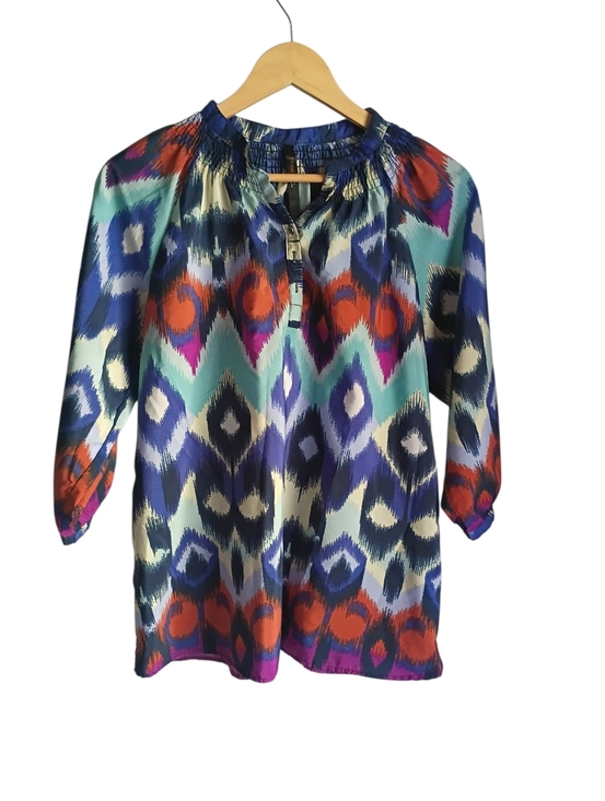 Renee C. Tops - Reneec Colorful Half Sleeve Top